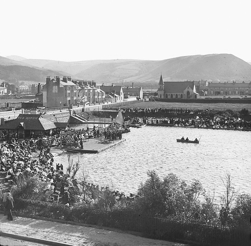 Detail of The Mooragh Park, Ramsey, Isle of Man by George Bellett Cowen