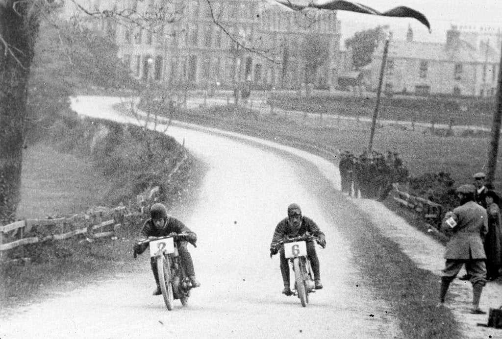 Detail of TT Races at Stella Maris, Isle of Man by George Bellett Cowen