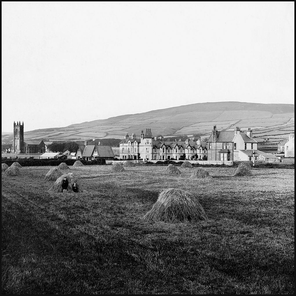 Detail of Hay Stooks, Kirk Michael, Isle of Man by George Bellett Cowen