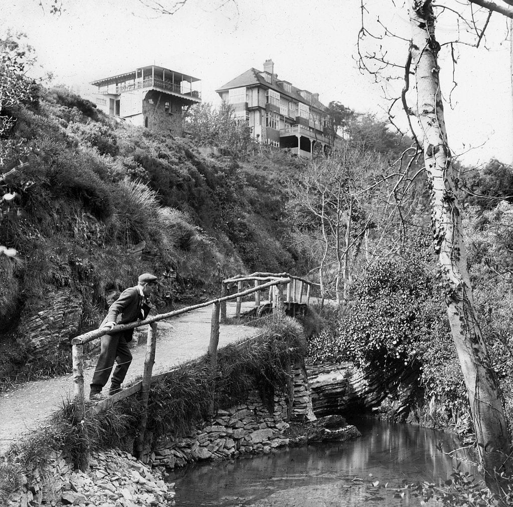 Detail of Groudle Glen, Isle of Man by George Bellett Cowen