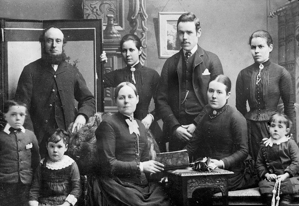 Detail of The Callister Family, Isle of Man by George Bellett Cowen