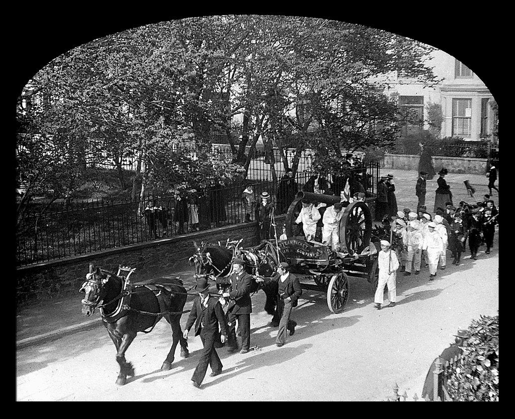 Detail of Mafeking Parade, Woodbourne Road, Douglas, Isle of Man by George Bellett Cowen