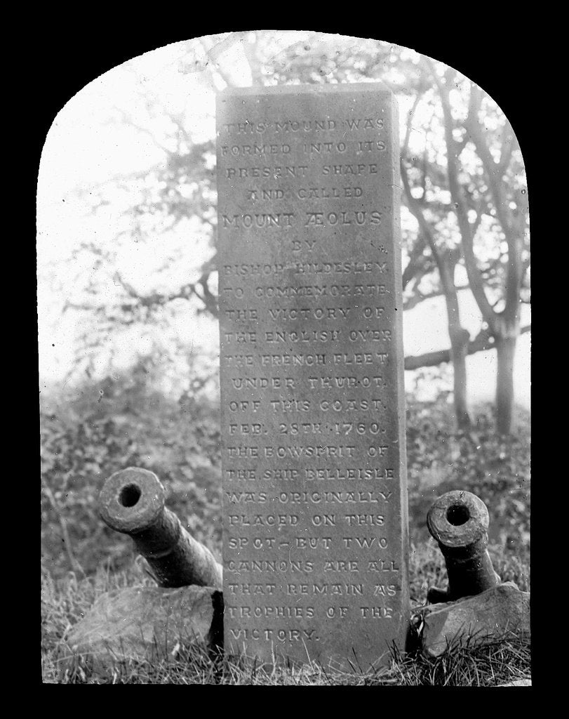 Detail of Bishopscourt Glen memorial tablet, Bishopscourt, Isle of Man by George Bellett Cowen