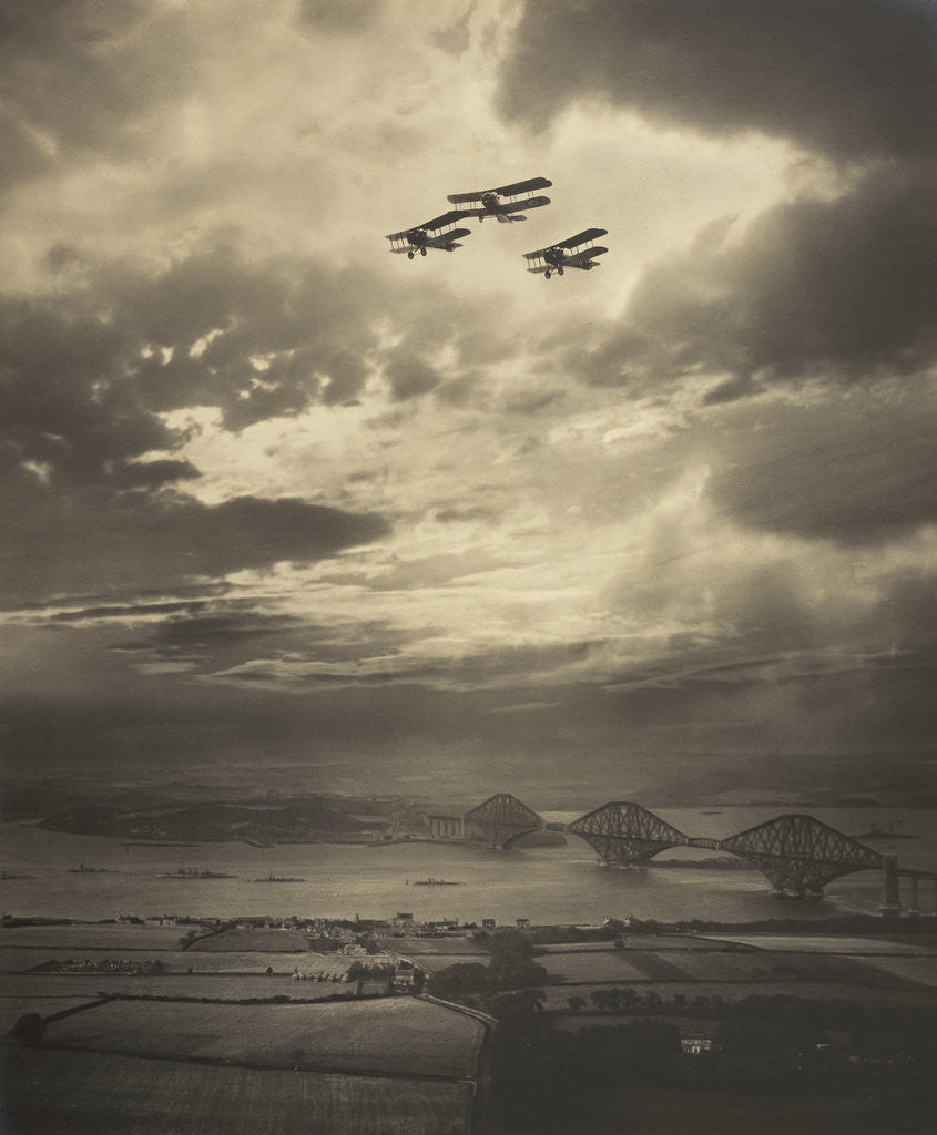Detail of The Forth Bridge by Alfred G. Buckham