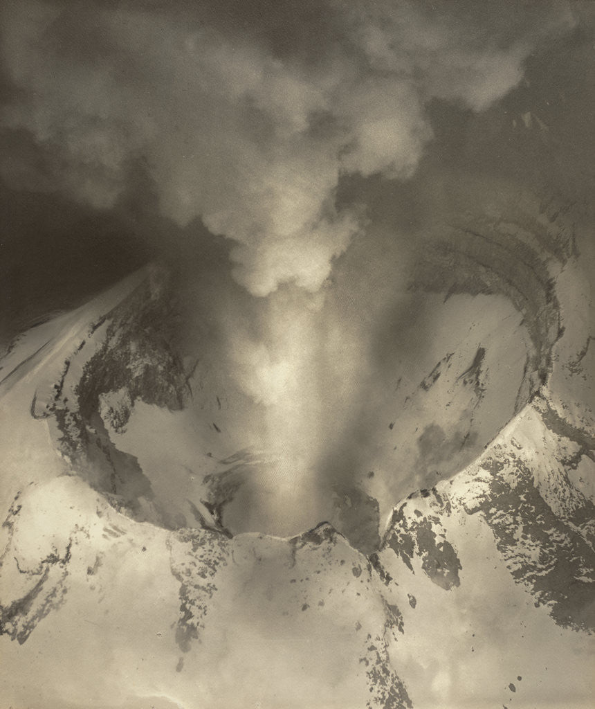 Detail of Volcano. Crater of Popocatepetl by Alfred G. Buckham