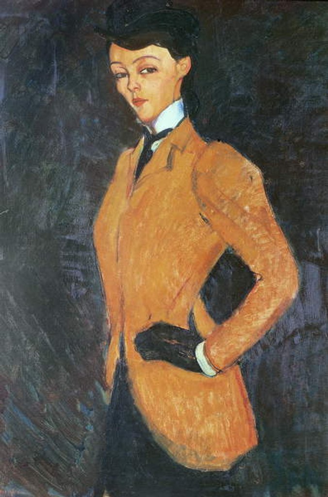 Detail of The Amazon, 1909 by Amedeo Modigliani