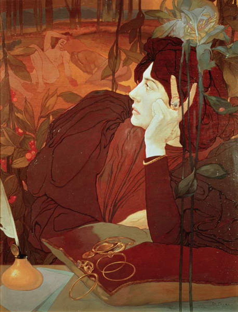 Detail of The Voice of Evil by Georges de Feure