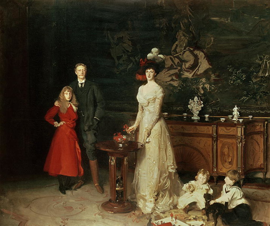 Detail of The Sitwell Family, 1900 by John Singer Sargent