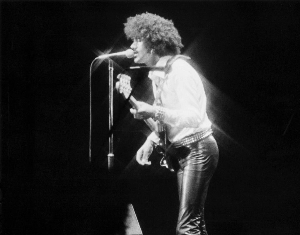 Detail of Thin Lizzy at Hammersmith Odeon 1978 (1) by Steve Thomson