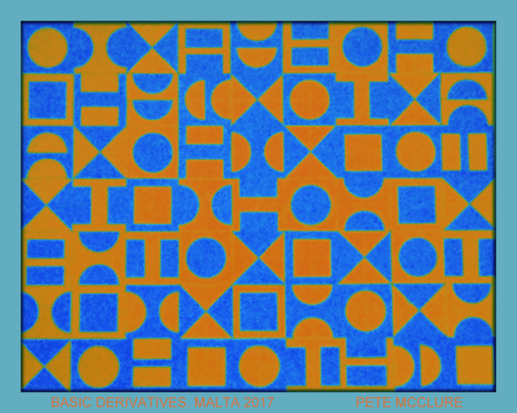 Detail of BASIC DERIVATIVES. MALTA, 2017 by Peter McClure