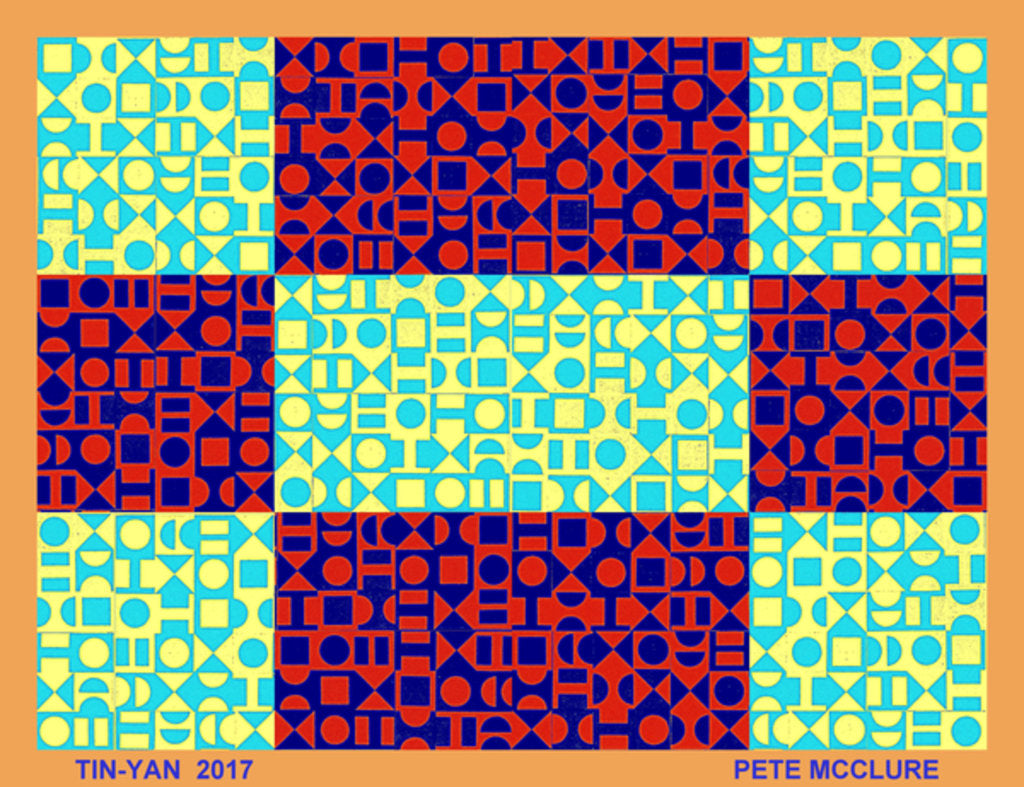 Detail of TIN YAN, 2017 by Peter McClure