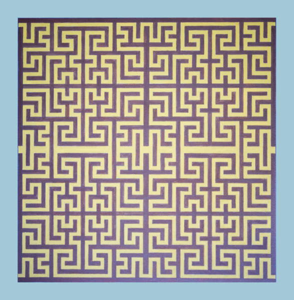 Detail of MAORI FREIZE, 2018 by Peter McClure