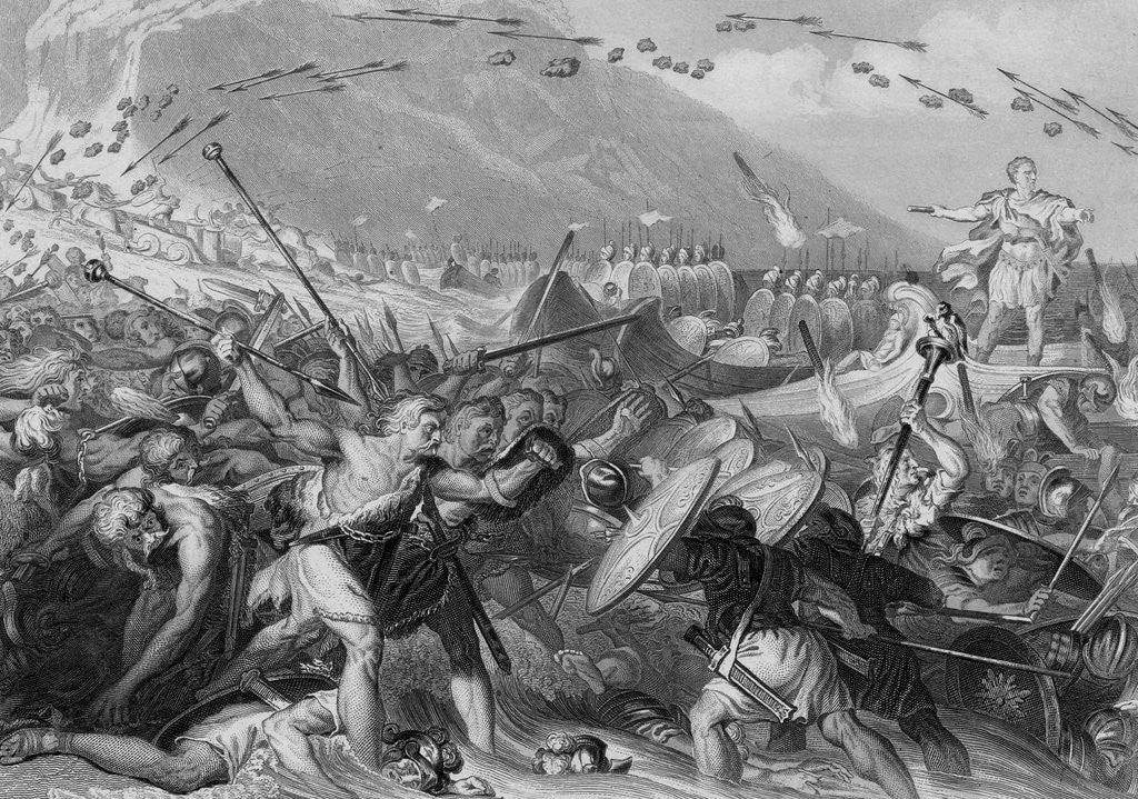 Detail of Julius Caesar and Troops Going to War by Anonymous