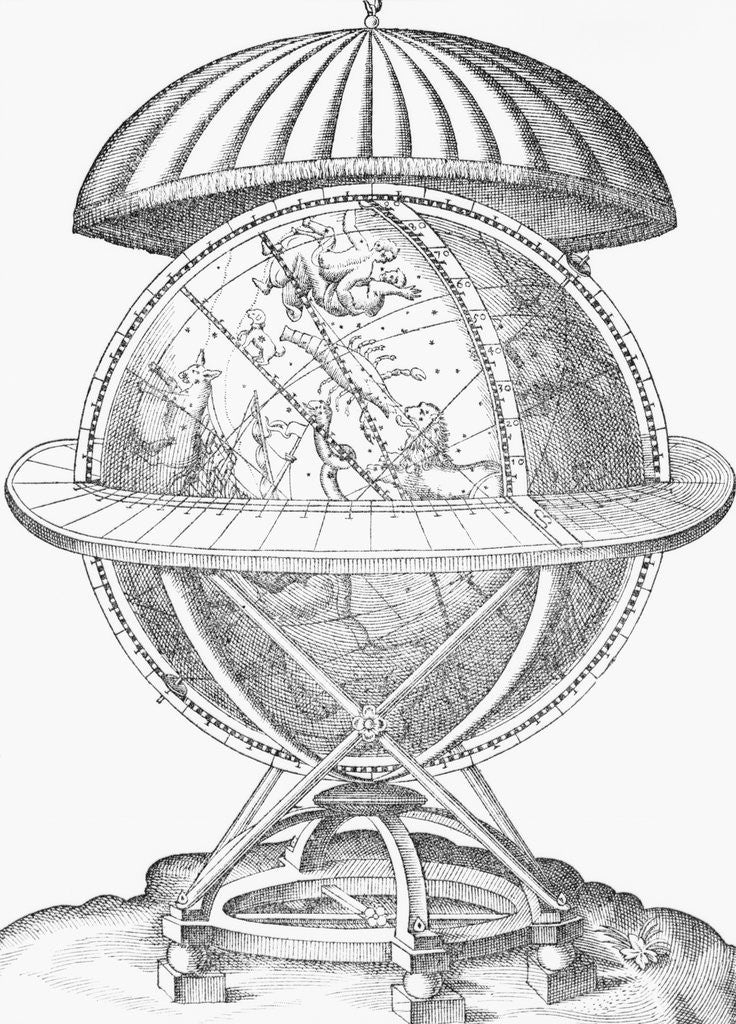 Detail of Illustration of Celestial Globe by Anonymous