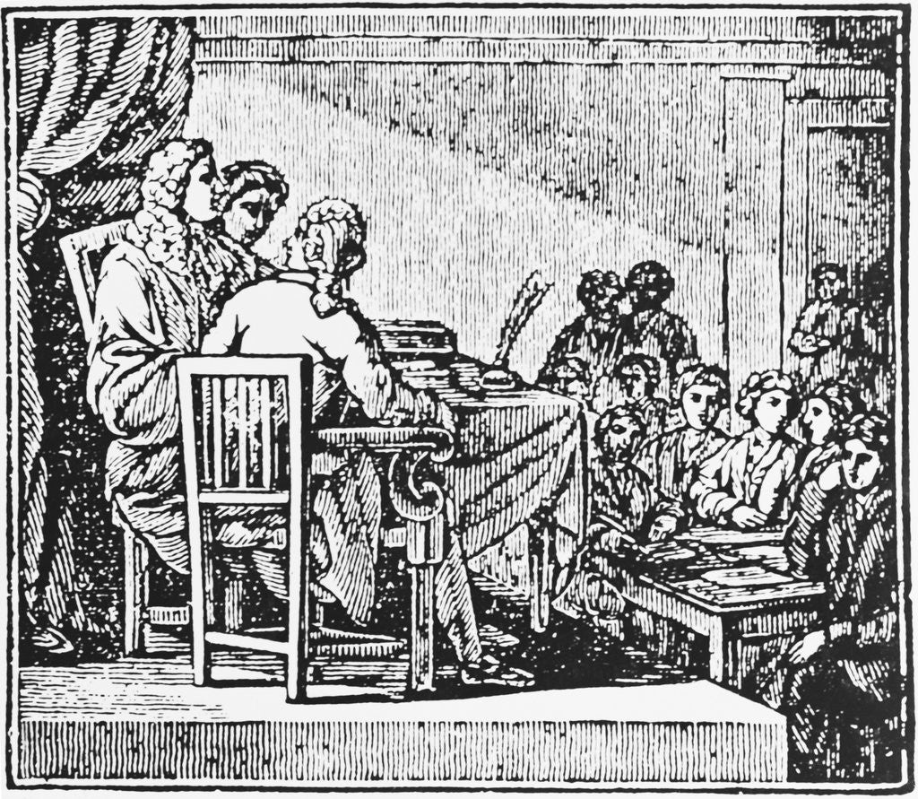 Detail of Illustration of First United States Legislative Conference of Jamestown by Anonymous