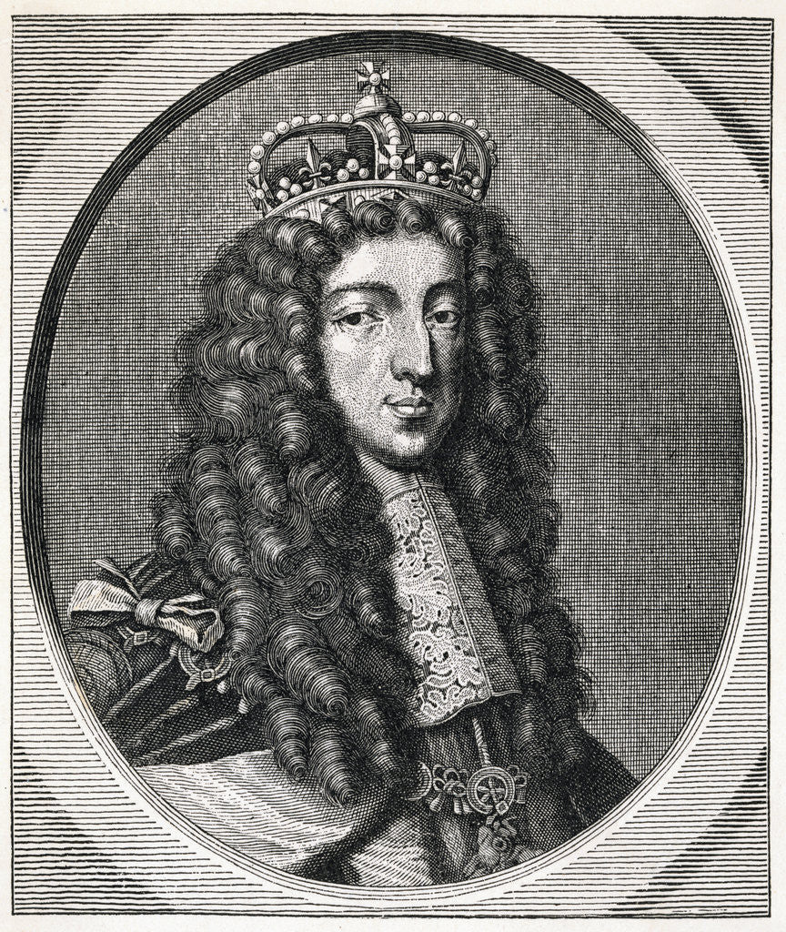 Detail of King William III by Anonymous