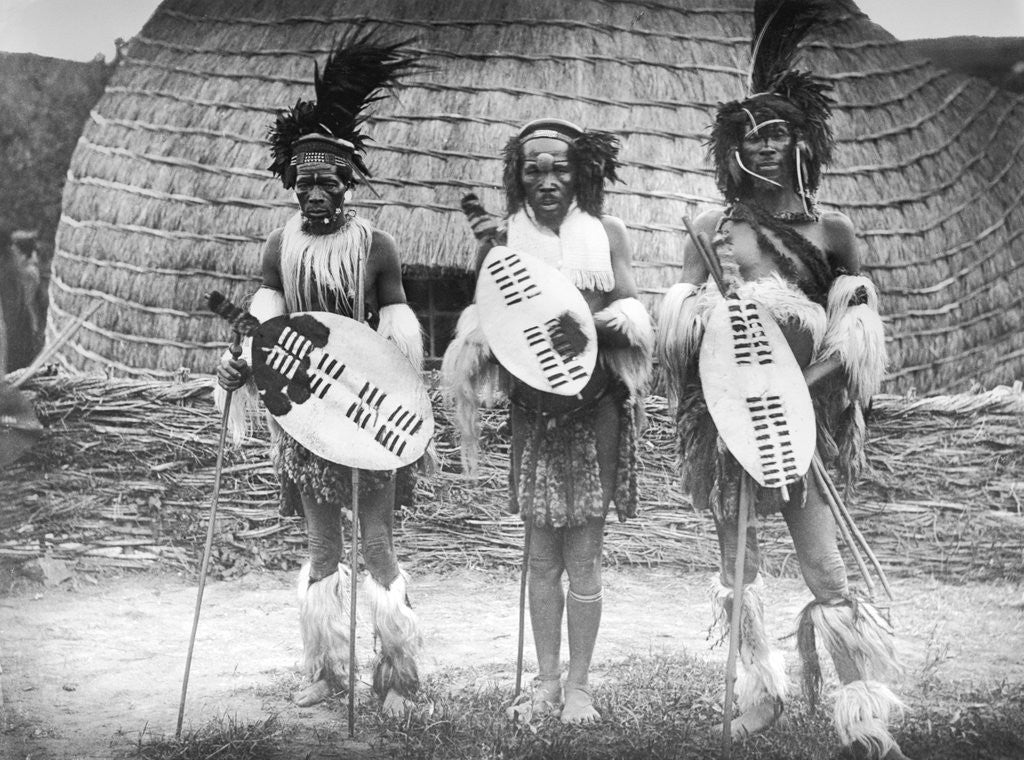 Detail of Zulu Chiefs by Anonymous