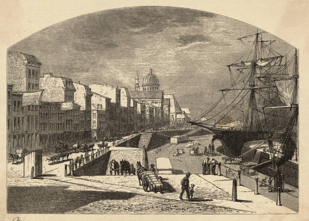 Detail of Riverfront Activity by Anonymous