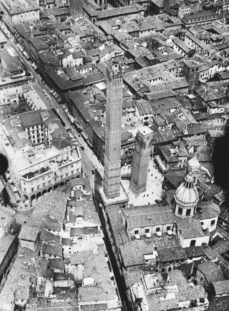 Detail of Aerial View of Bologna, Italy by Anonymous