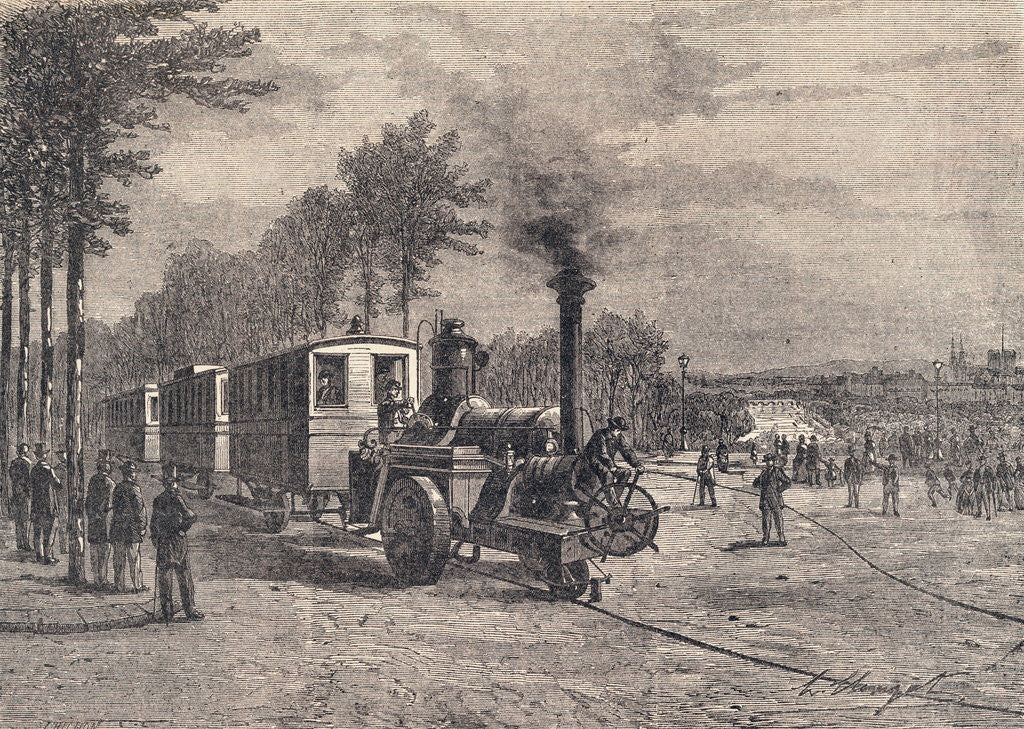 Detail of New French Tramway by Anonymous