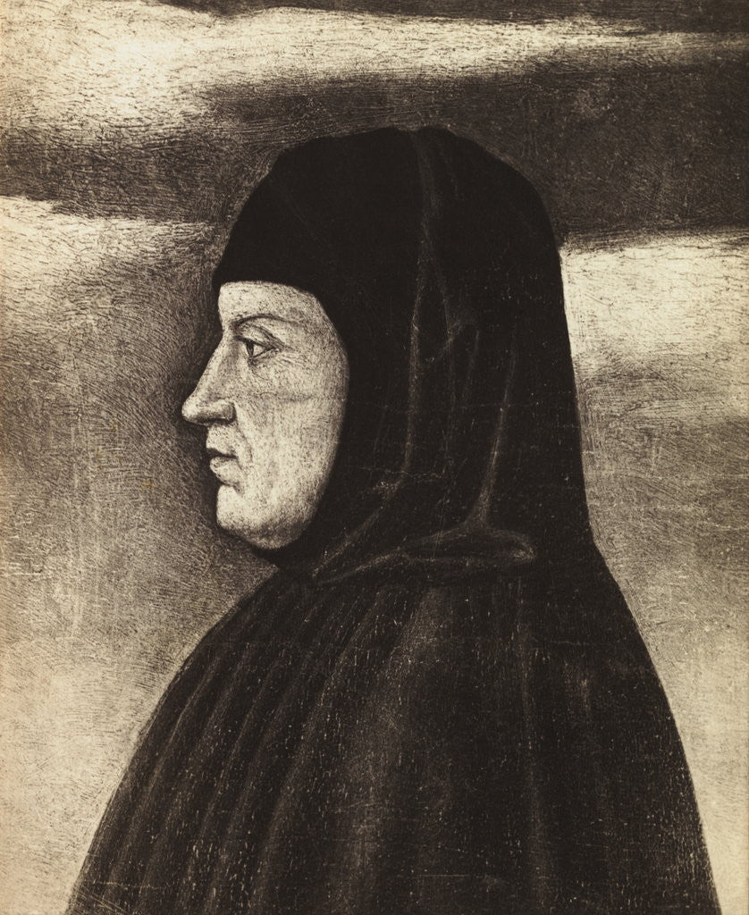 Detail of Portrait of Petrarch Attributed to Francesco Buonsignore by Anonymous