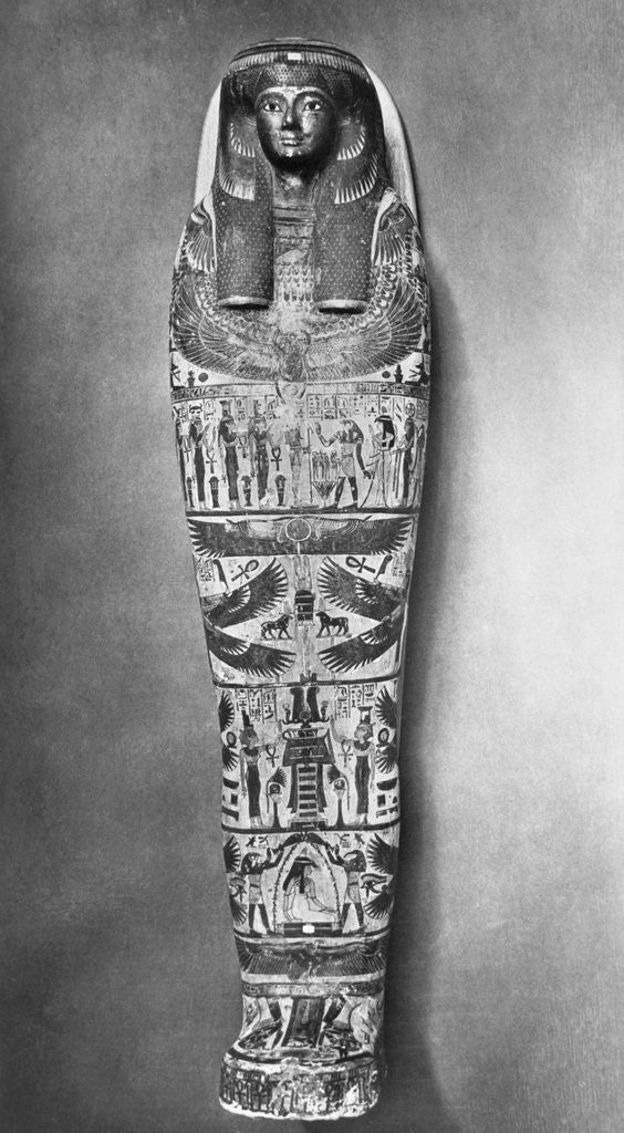 Detail of Egyptian Mummy Coffin by Anonymous