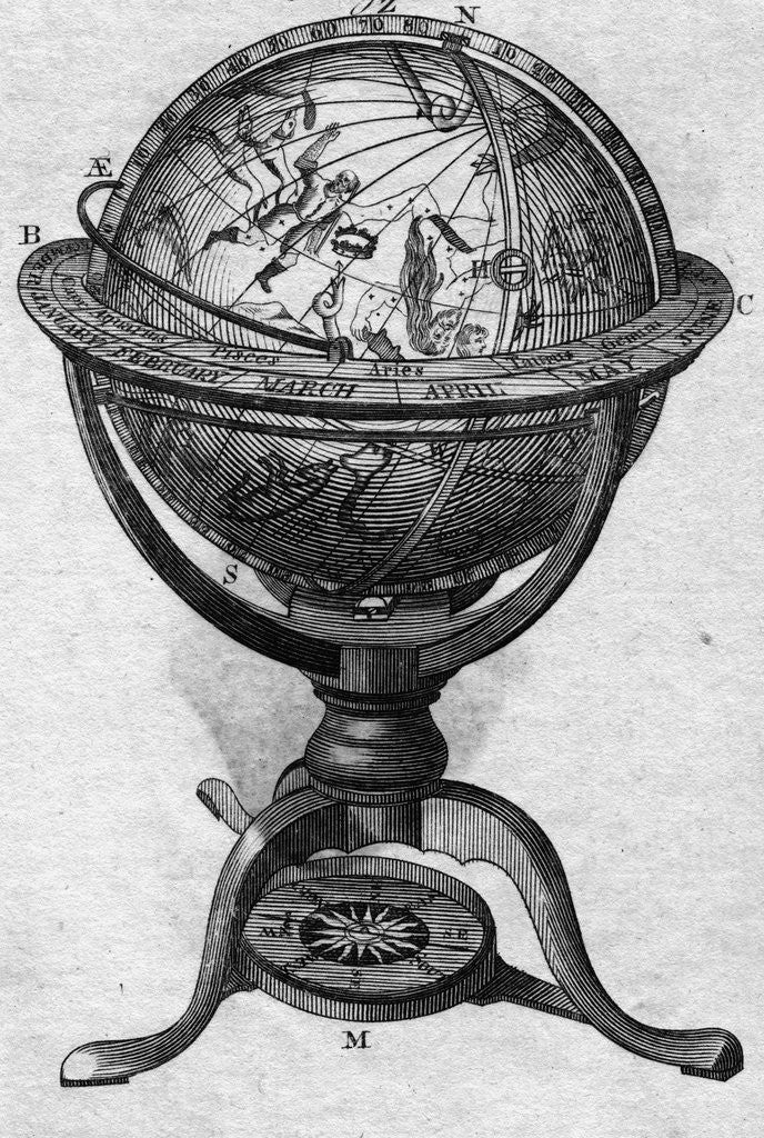 Detail of Celestial Globe by Corbis