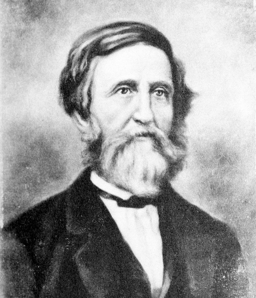 Detail of Portrait of Ether Developer Crawford Long by Anonymous