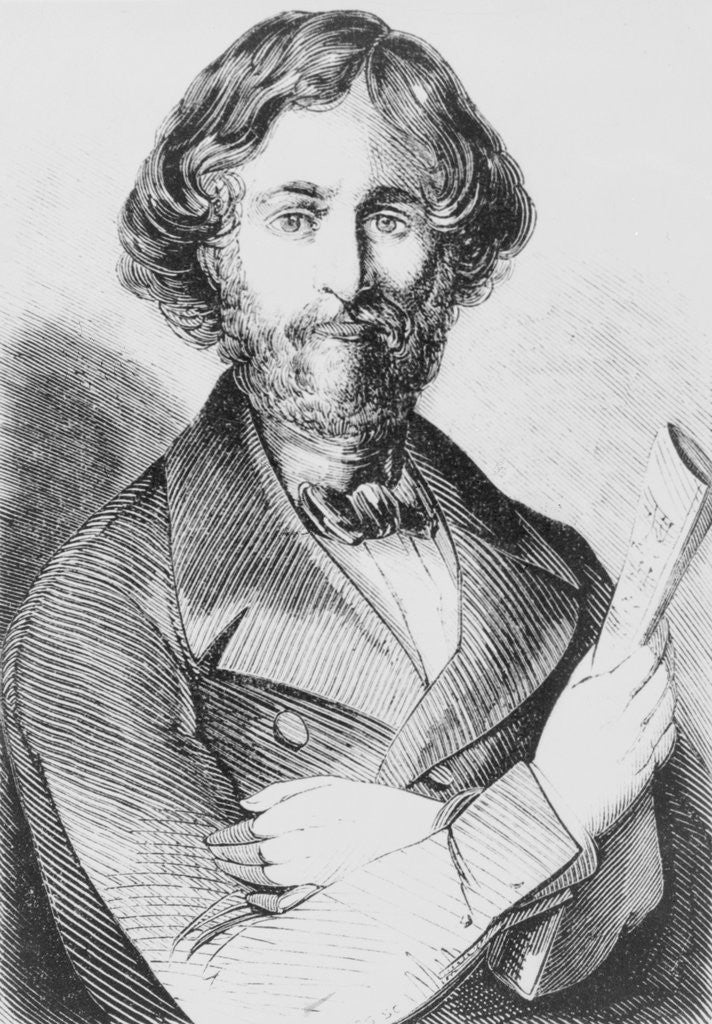 Detail of Portrait of Giuseppi Verdi by Anonymous