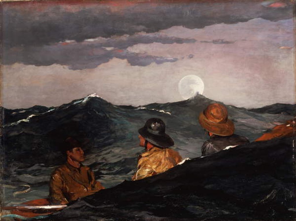 Detail of Kissing the Moon, 1904 by Winslow Homer