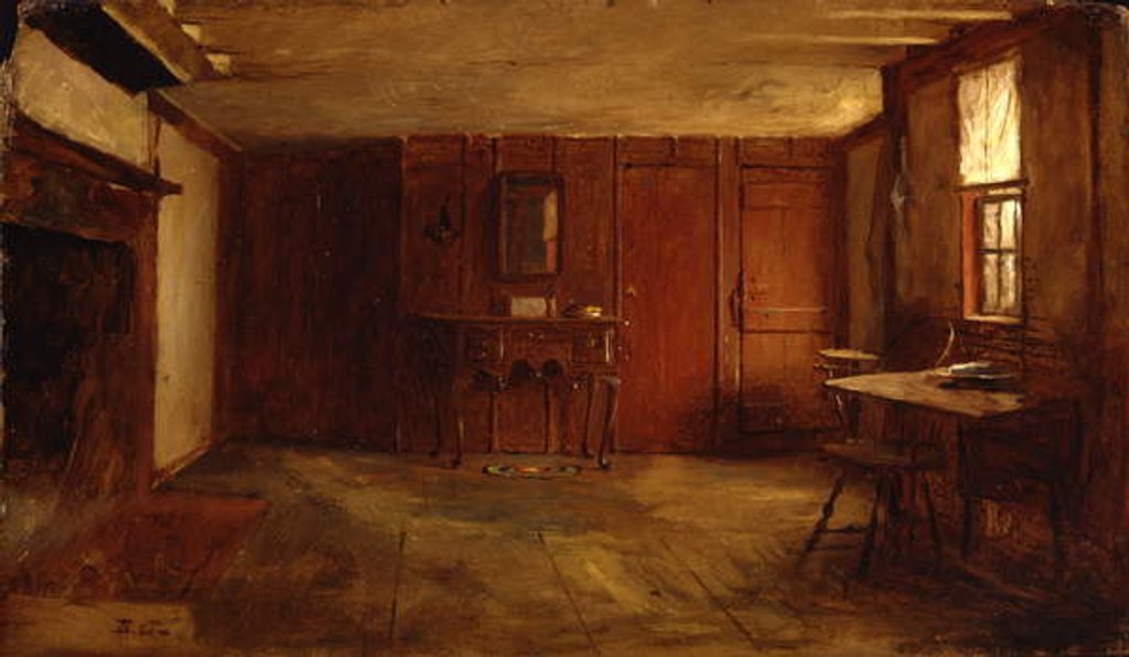 Detail of The Other Side of Susan Ray's Kitchen, Nantucket, c.1875 by Eastman Johnson