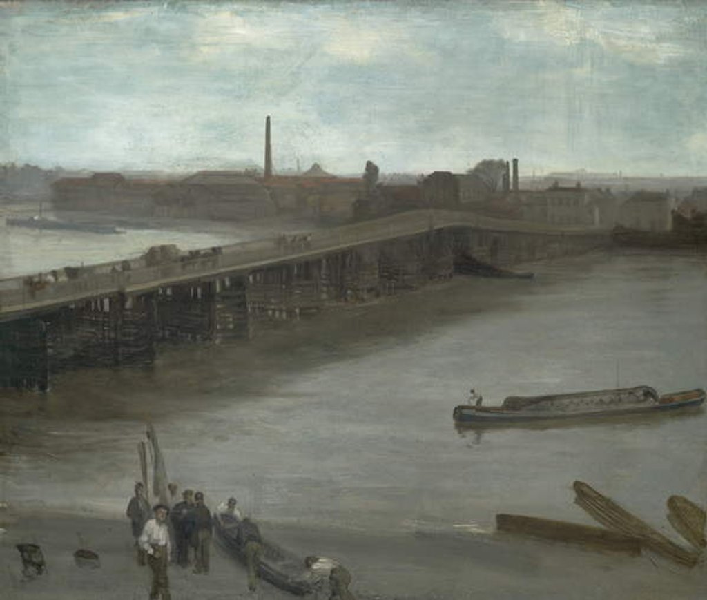 Detail of Brown and Silver: Old Battersea Bridge, 1859-63 by James Abbott McNeill Whistler
