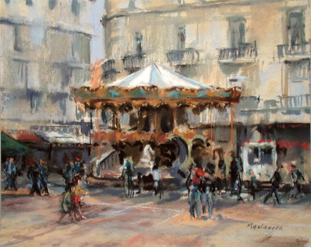 Detail of Little Carousel, Montpellier by Pat Maclaurin