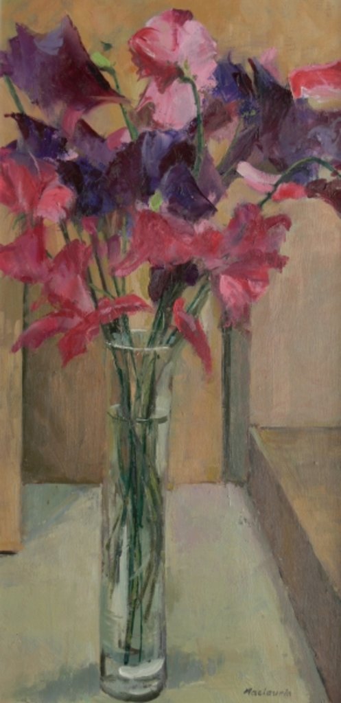 Detail of Sweet Peas, 2008 by Pat Maclaurin