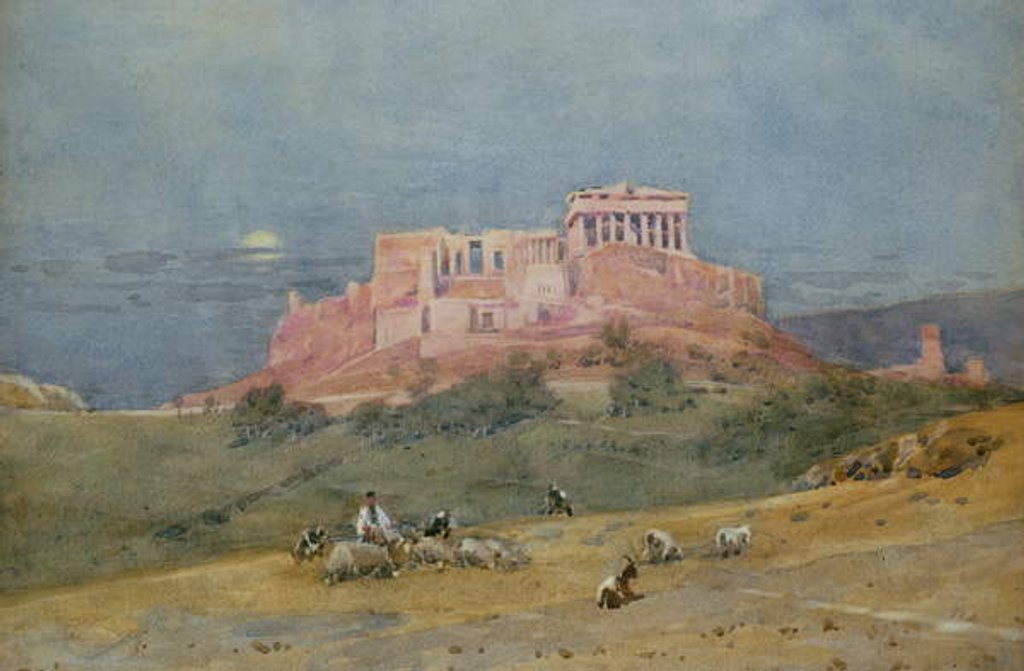 Detail of The Acropolis, c.1885 by Robert Weir Allan