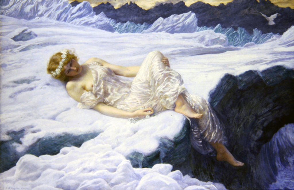 Detail of Heart of Snow, 1907 by Edward Robert Hughes