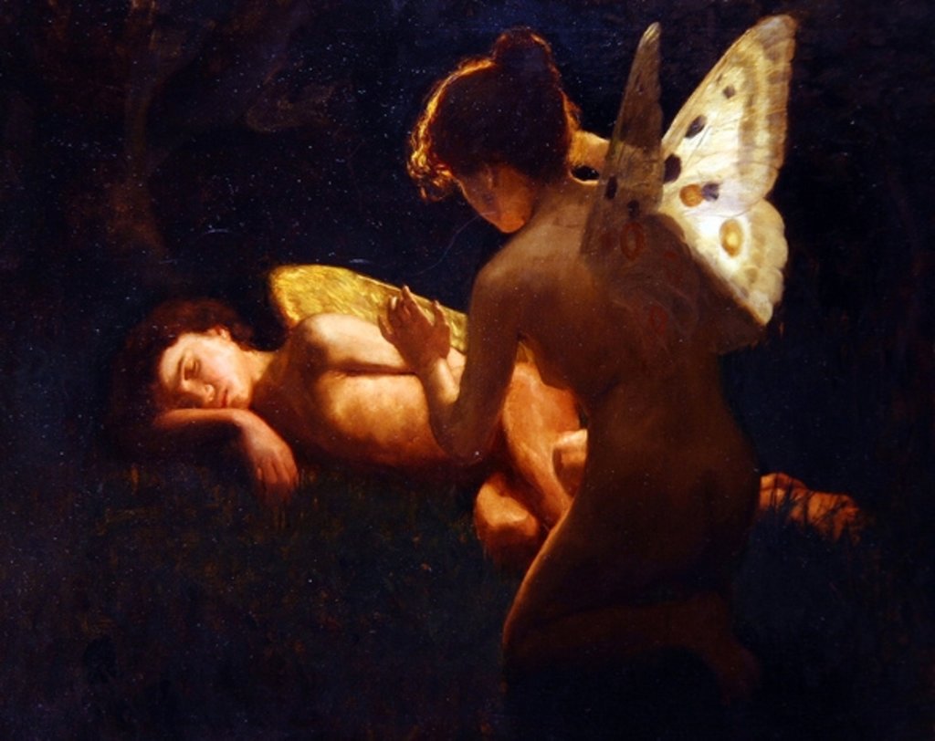Detail of Cupid and Psyche, 1898 by Middleton Jameson