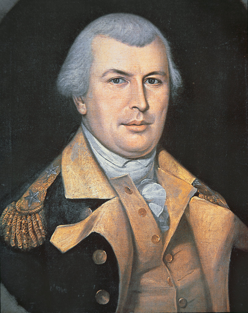 Detail of Portrait of Nathanael Greene by Charles Willson Peale