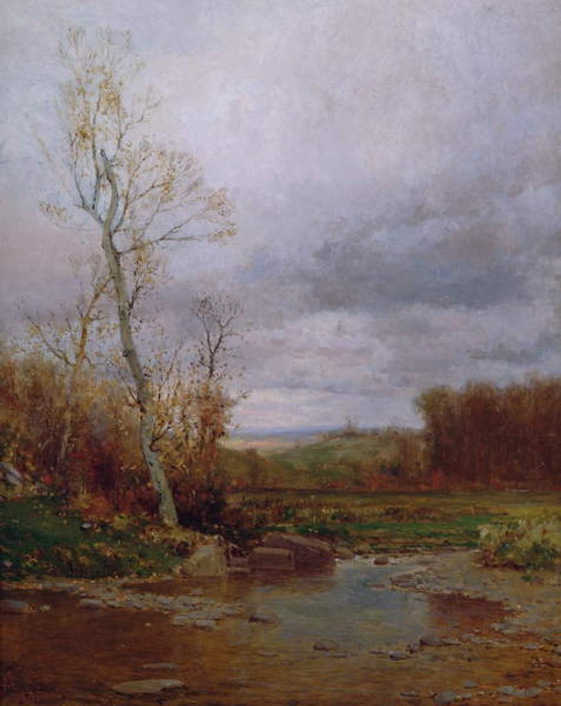 Detail of River Landscape, 1880 by Jervis McEntee