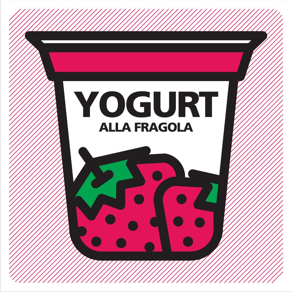 Detail of Strawberry yogurt by PIT-POP - Antonella Tolve