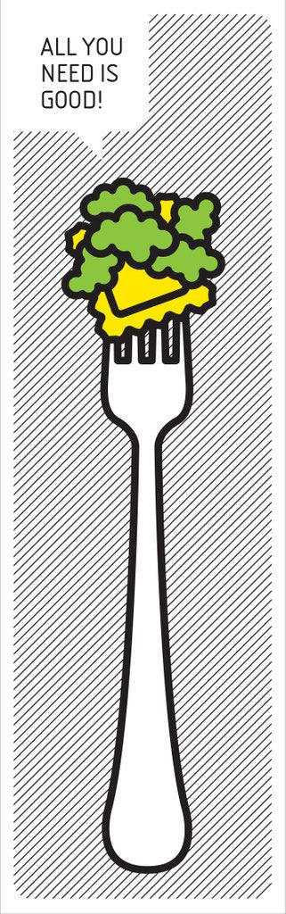 Detail of Ravioli and broccoletti fork by PIT-POP - Antonella Tolve