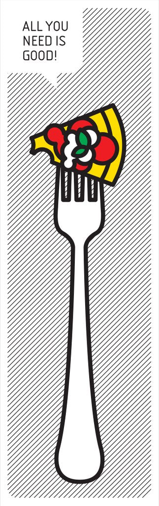 Detail of Pizza fork by PIT-POP - Antonella Tolve