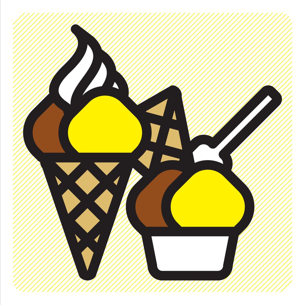 Detail of Lemon and chocolate icecream by PIT-POP - Antonella Tolve