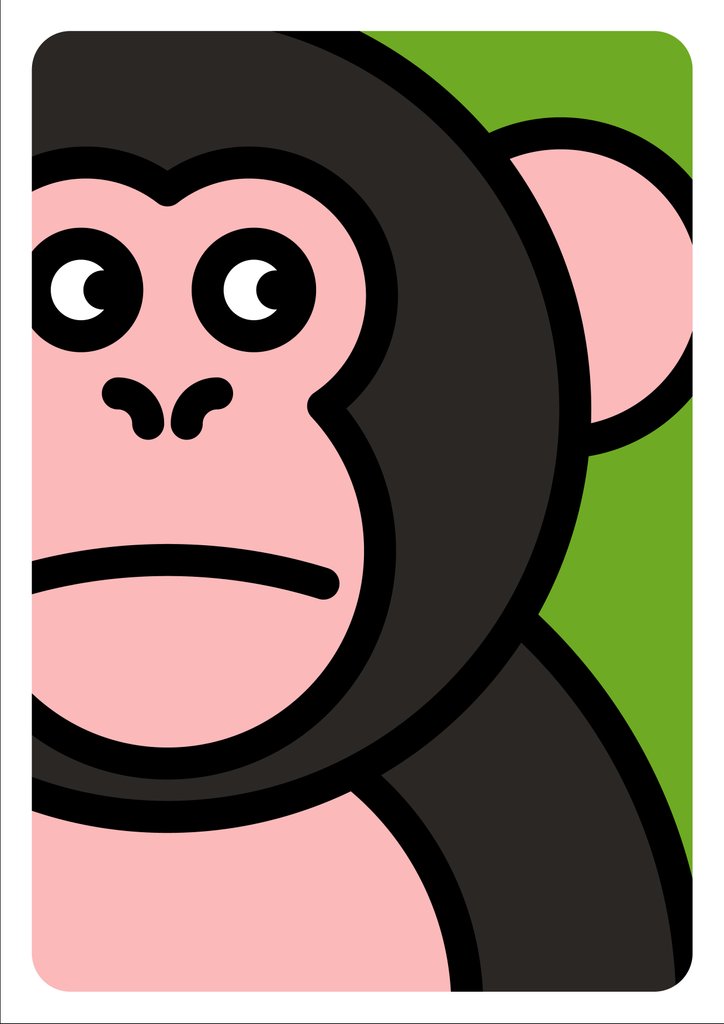 Detail of Monkey by PIT-POP - Antonella Tolve
