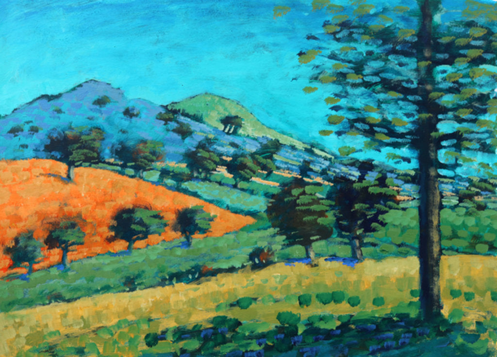 Detail of Malvern Hills, 2015 by Paul Powis