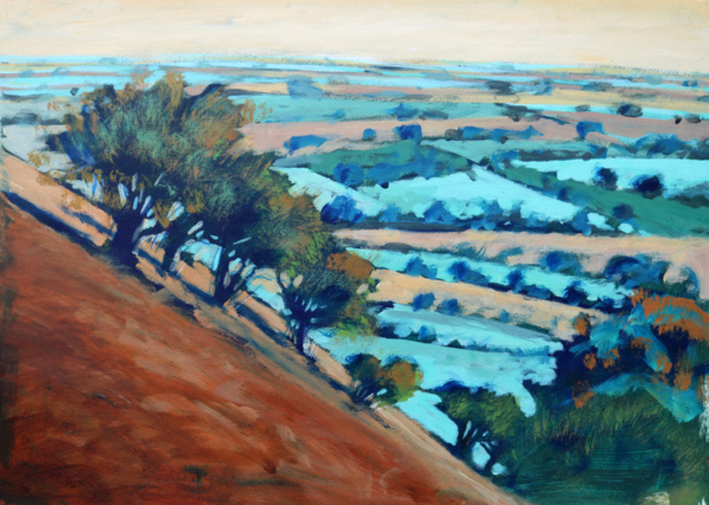 Detail of Ragged Stone Hill, 2014 by Paul Powis