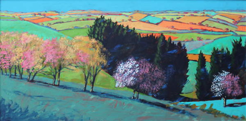 Detail of Teme Valley blossom by Paul Powis