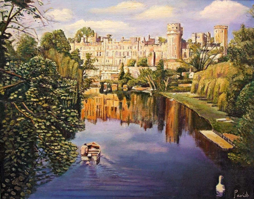 Detail of Warwick Castle, 2008 by Kevin Parrish