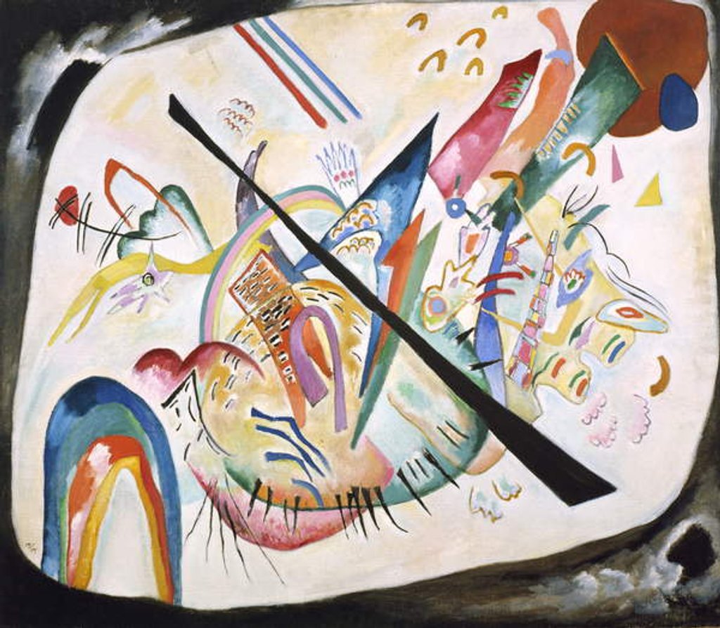 Detail of White oval, 1919 by Wassily Kandinsky