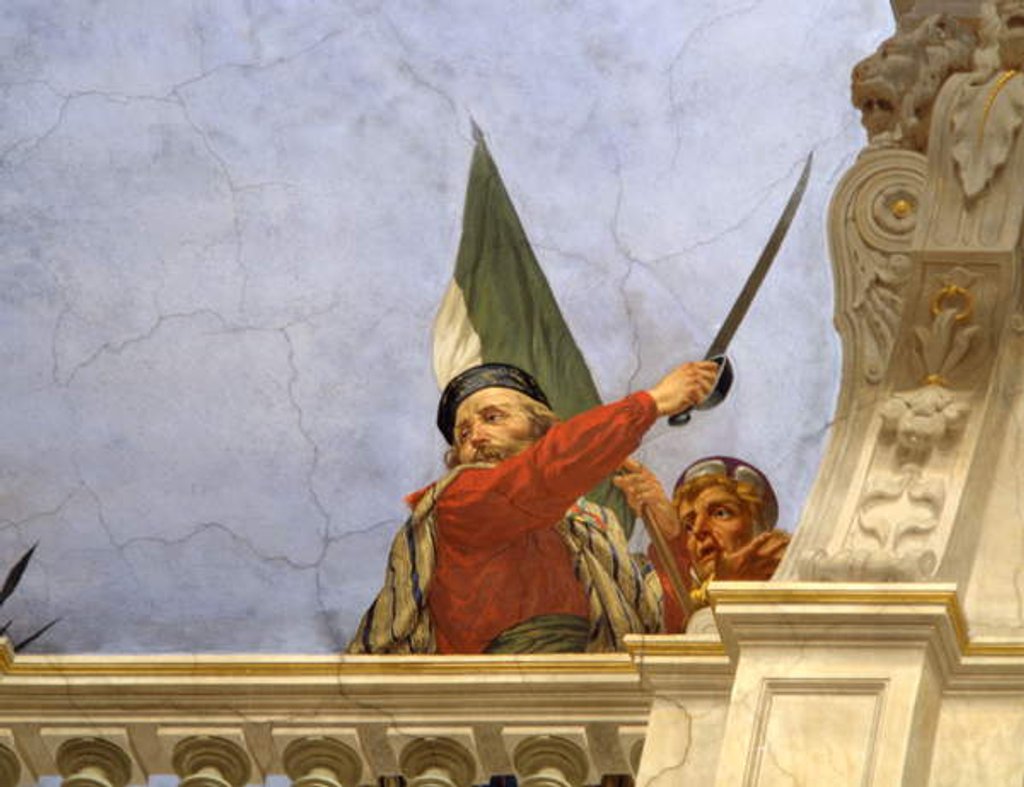 Detail of Garibaldi, detail by Cesare Mariani